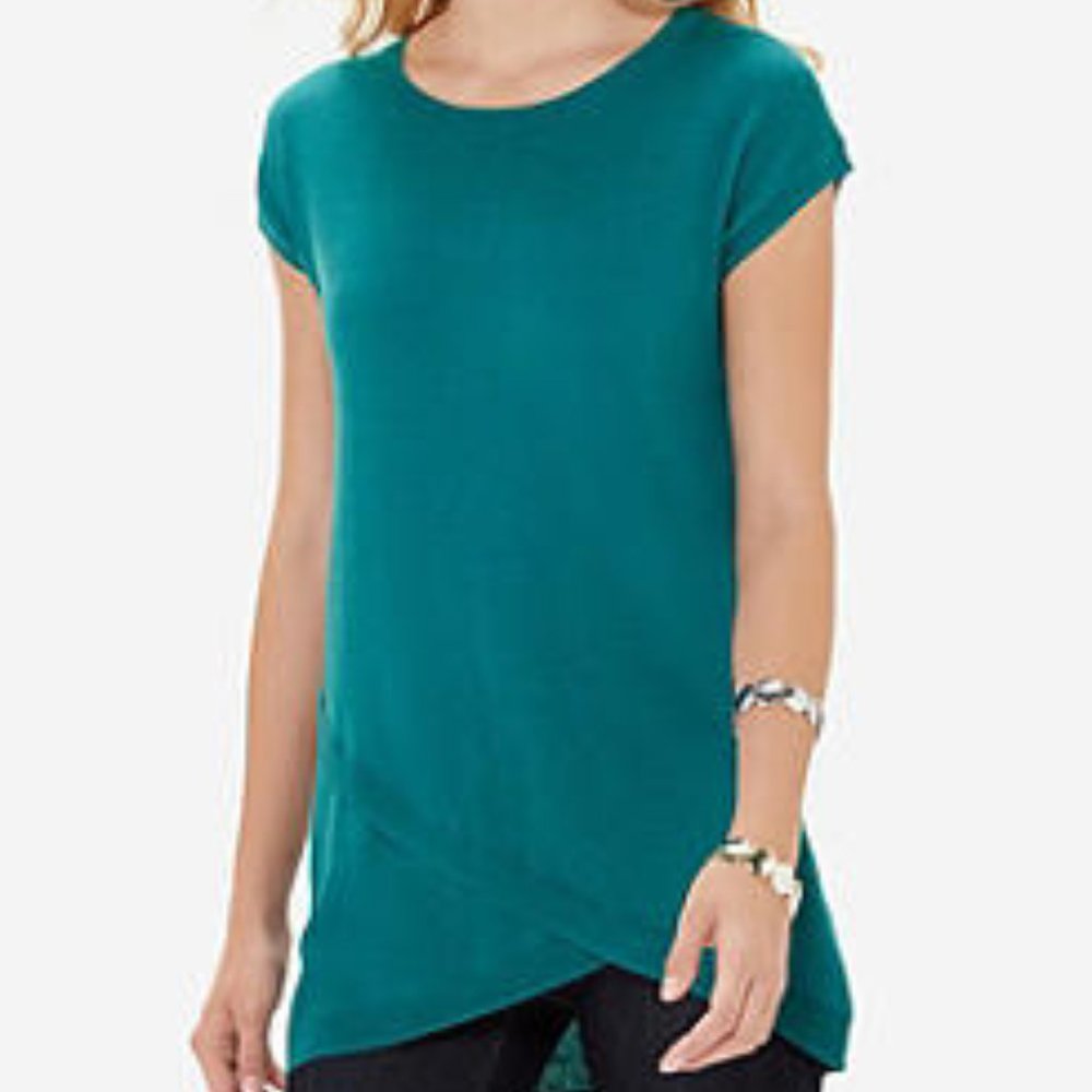 THE LIMITED Sleeveless Asymmetrical Tunic Sweater